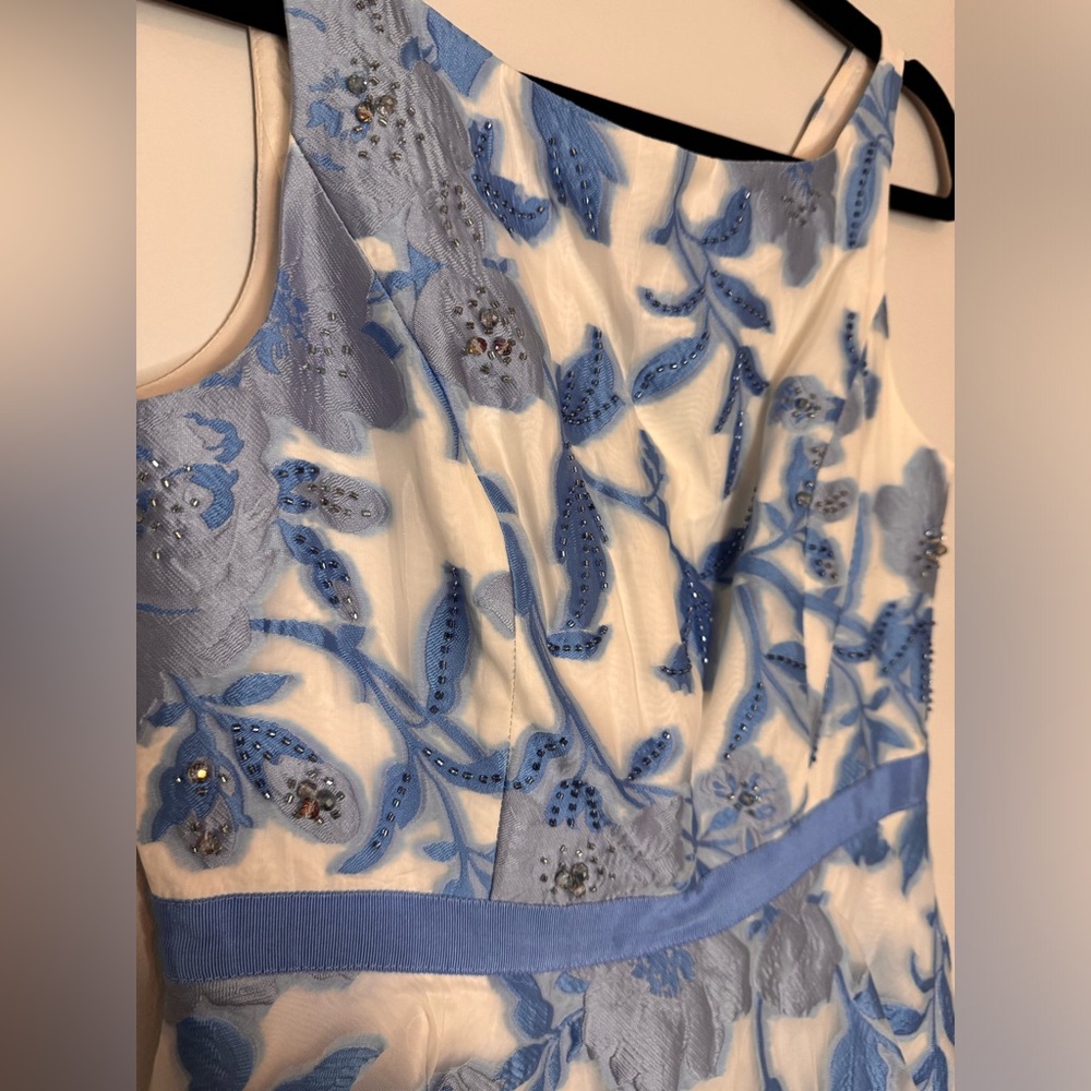 Adrianna Papell Women's Organza Jacquard Dress - Picture 4 of 5